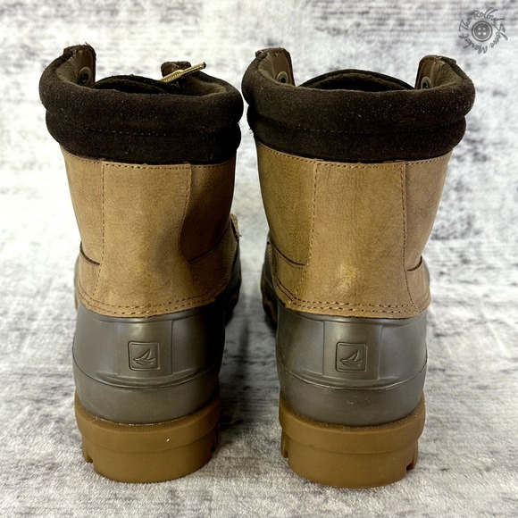 Sperry Brown and Black Men's Boots - Picture 4 of 8